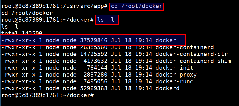 docker client files