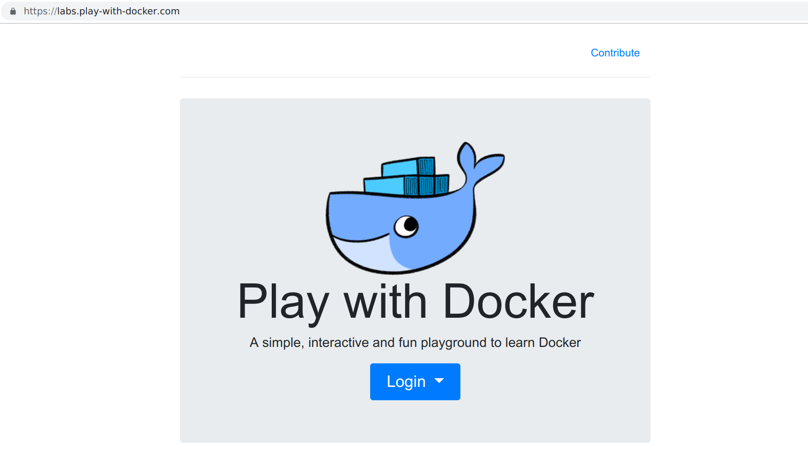 Play with Docker
