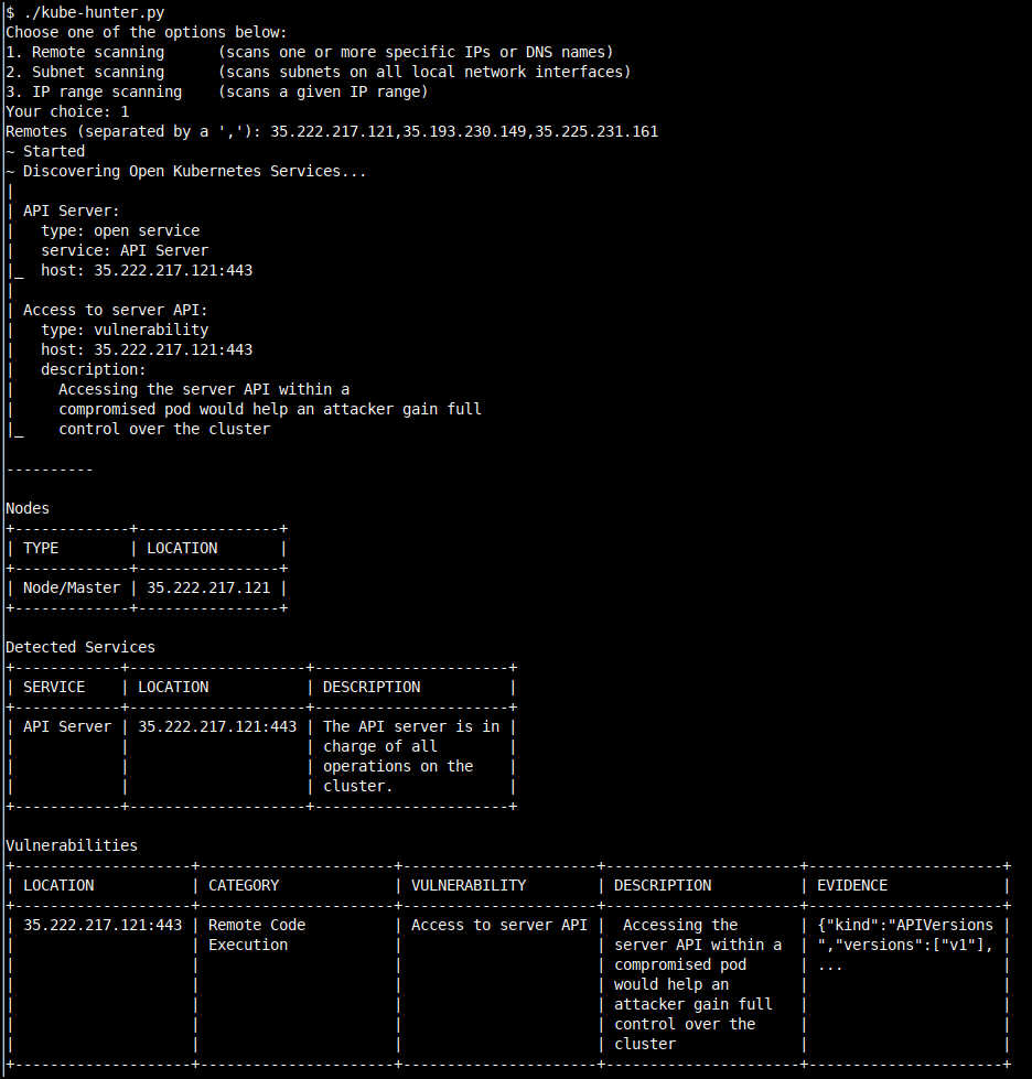 https://madhuakula.com/content/attacking-and-auditing-docker-containers-and-kubernetes-clusters/kube-hunter/images/kube-hunter-external.png